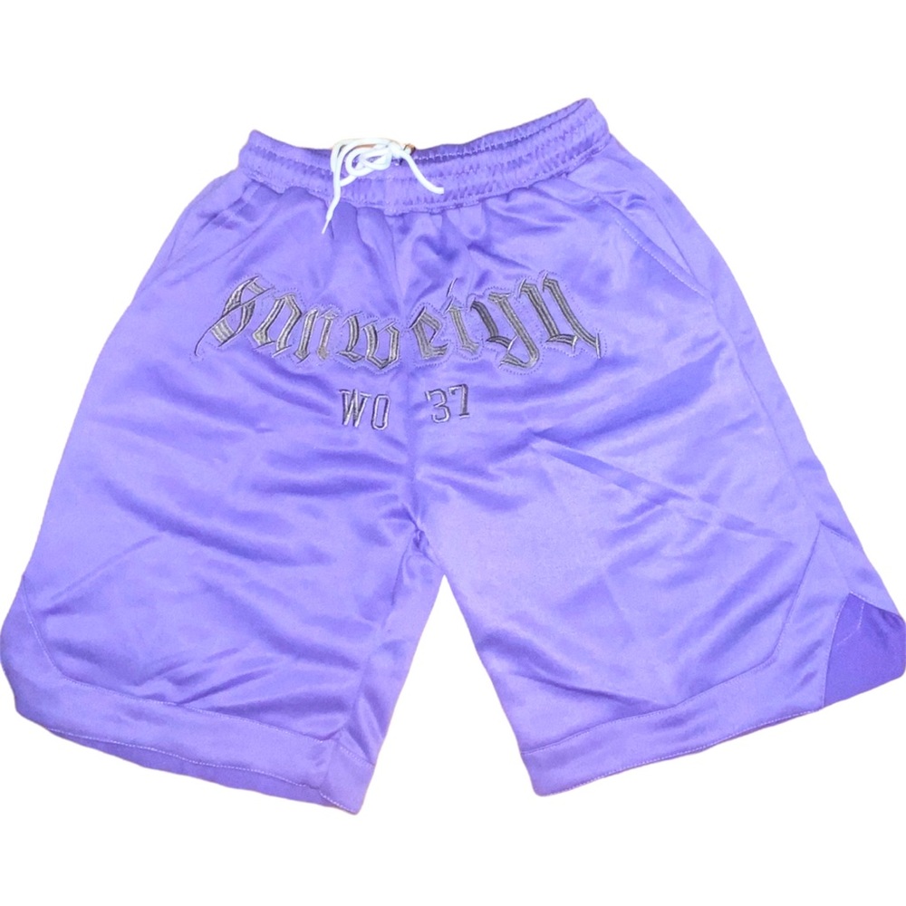 HK American Letters Embroidery Shorts (S)